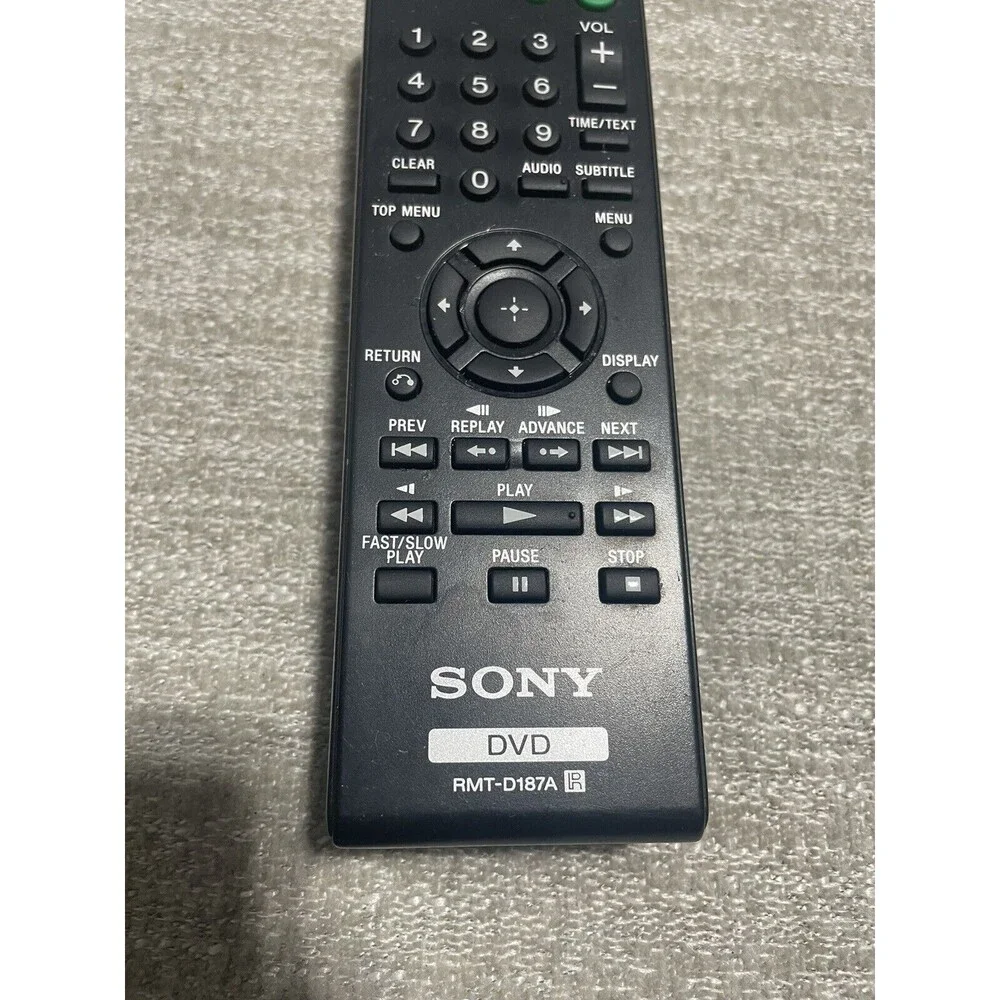 SONY RMT-D187A Remote Control Replaced for DVD CD Player DVP-SR500H DVP-NS710H